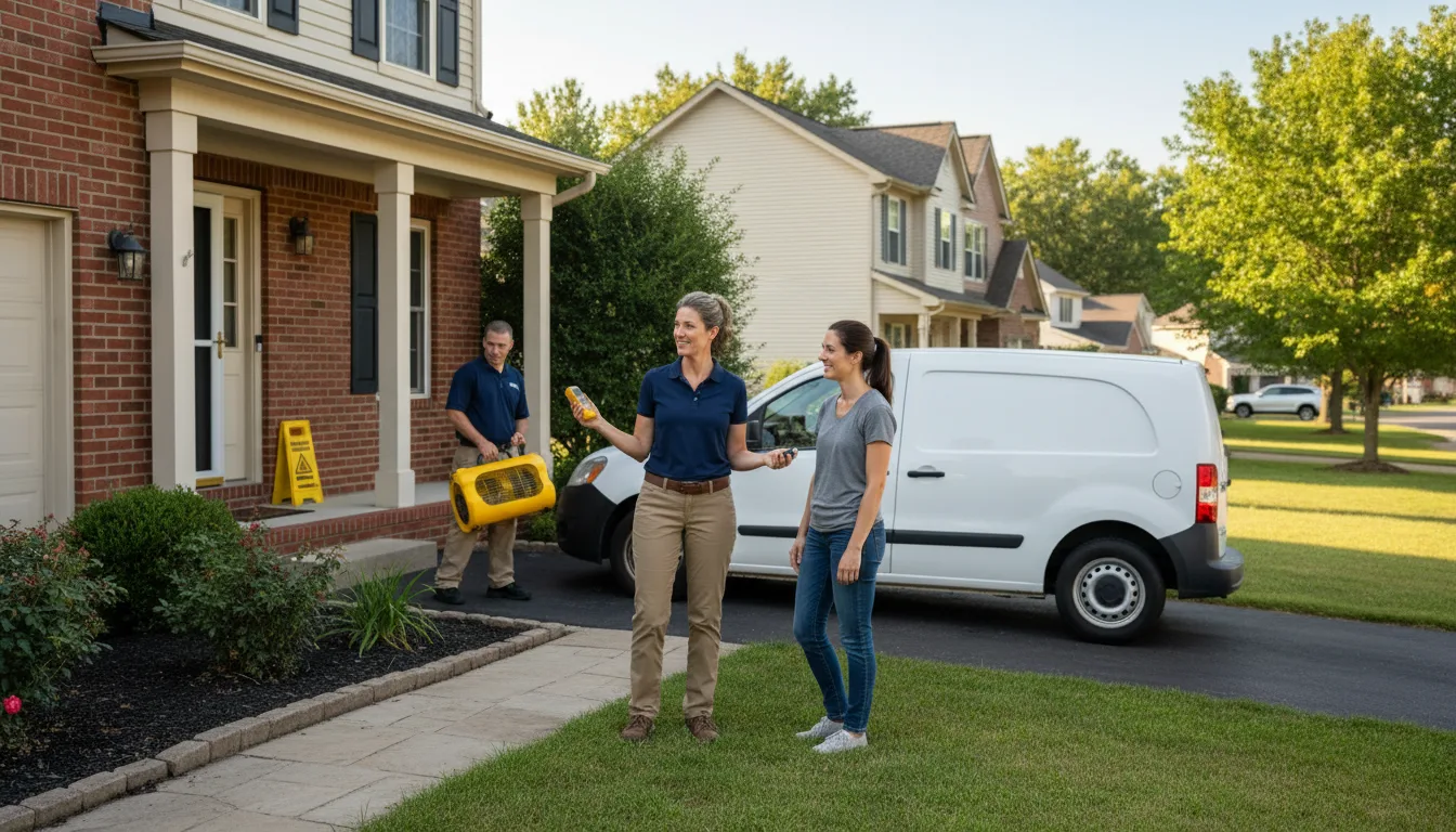 Water restoration image for Water Damage & Restoration Services in Bayard, WV